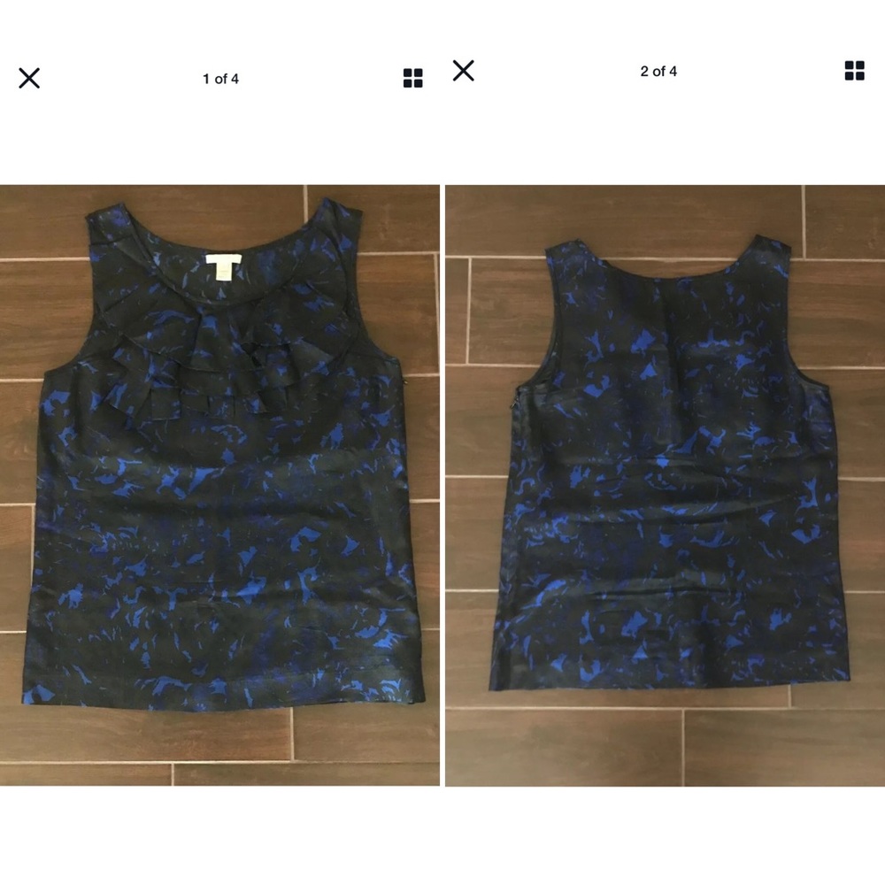 J. Crew Damask Top